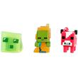 Minecraft: Zselékocka, Lángoló Zombi, Mooshroom, 3 db-os szett Minecraft: Zselékocka, Lángoló Zombi, Mooshroom, 3 db-os szett