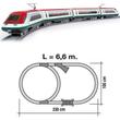 Talgo Pendular 200 személyvonat vasút készlet váltókkal, sorompó Talgo Pendular 200 személyvonat vasút készlet váltókkal, sorompó