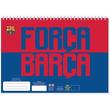 FC Barcelona vázlatfüzet sablonnal és matricákkal FC Barcelona vázlatfüzet sablonnal és matricákkal