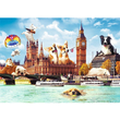Crazy City: Kutyák Londonban 1000 db-os puzzle – Trefl