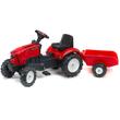 Lander Z160X piros traktor utánfutóval - FALK Lander Z160X piros traktor utánfutóval - FALK