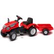 Farm Master 720i lábbal hajtós traktor utánfutóval piros színben - FALK Farm Master 720i lábbal hajtós traktor utánfutóval piros színben - FALK