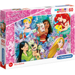 Disney Hercegnők és kedvenceik Supercolor puzzle 60 db-os – Clementoni