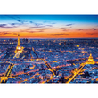 Párizs látképe HQC 1500 db-os panoráma puzzle – Clementoni