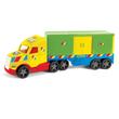 Magic Truck Basic: Kamion dobozos utánfutóval és fénnyel 80 cm-es – Wader Magic Truck Basic: Kamion dobozos utánfutóval és fénnyel 80 cm-es – Wader