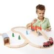 Fa vasút kiegészítőkkel 47db-os szett - Melissa & Doug Fa vasút kiegészítőkkel 47db-os szett - Melissa & Doug
