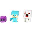 Minecraft: Kőszikla sorozat - Steve?, Endermite, Ghast 3db-os figura szett - Mattel Minecraft: Kőszikla sorozat - Steve?, Endermite, Ghast 3db-os figura szett - Mattel