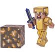 Minecraft: Steve arany páncélban figuraszett Minecraft: Steve arany páncélban figuraszett