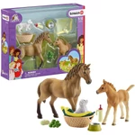 Kép 1/5 - Schleich Horse Club: Sarah kis állatai ápoló szettel