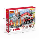 Kép 3/10 - COGO® 3018 | lego-kompatibilis építőjáték | 845 db építőkocka | Tűzoltós 8-as készlet