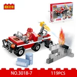 Kép 9/10 - COGO® 3018 | lego-kompatibilis építőjáték | 845 db építőkocka | Tűzoltós 8-as készlet