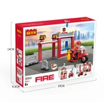 Kép 10/10 - COGO® 3018 | lego-kompatibilis építőjáték | 845 db építőkocka | Tűzoltós 8-as készlet