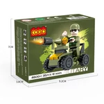 Kép 3/18 - COGO® 4600-4603 | lego-kompatibilis építőjáték | 561 db építőkocka | 4 témájú 4-es gyűjtő készlet, 16 doboz
