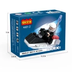 Kép 8/18 - COGO® 4600-4603 | lego-kompatibilis építőjáték | 561 db építőkocka | 4 témájú 4-es gyűjtő készlet, 16 doboz
