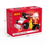 Kép 9/18 - COGO® 4600-4603 | lego-kompatibilis építőjáték | 561 db építőkocka | 4 témájú 4-es gyűjtő készlet, 16 doboz