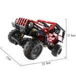 Kép 5/7 - COGO® 5801 | kompatibilis építőjáték | 501 db építőkocka | Racing terepjáró jeep