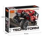 Kép 1/7 - COGO® 5801 | kompatibilis építőjáték | 501 db építőkocka | Racing terepjáró jeep