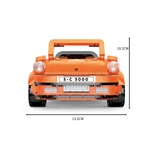 Kép 8/11 - COGO® 5820 | lego-technic-kompatibilis építőjáték | 915 db építőkocka | Narancssárga Porsche roadster