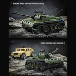 Kép 5/7 - QMAN® 54003 | kompatibilis távirányítós építőjáték | 418 db építőkocka | Panther tank (app + controller)