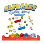 Kép 2/2 - Alphabet angol oktató, gyorsasági szókirakó társasjáték