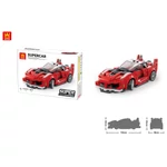 Kép 1/4 - WANGE® 2876 | készségfejlesztő autós építőjáték | 151 db építőkocka | Supercar Ferrari FXX K