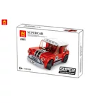 Kép 2/4 - WANGE® 2885 | kompatibilis autós építőjáték | 115 db építőkocka | Supercar piros mini