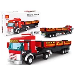 Kép 1/6 - WANGE® 4970 | kompatibilis építőjáték | 323 db építőkocka | Nyergesvontató