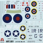 Kép 2/6 - Italeri 1/72 Spitfire Mk. Vb vadászrepülőgép makett