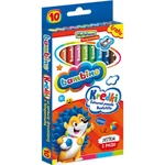 Kép 1/4 - Bambino: Jumbo színes ceruza 10 db-os szett hegyezővel