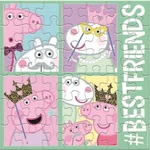 Kép 2/3 - Peppa malac 2 az 1-ben 42 db-os színezhető puzzle