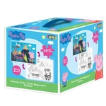 Kép 1/2 - Peppa malac 2az1-ben színezhető 48 db-os puzzle