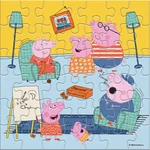 Kép 2/3 - Peppa malac színezhető puzzle 42 db-os