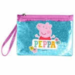 Kép 3/3 - Luna: Peppa malac neszeszer tartó és hajkiegészítő szett 4 db-os csomag
