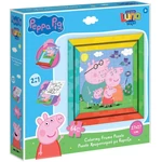 Kép 1/2 - Luna: Peppa malac 2 az 1-ben 64 db-os színezhető puzzle kerettel