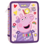 Kép 1/2 - Must: Peppa Malac kétszintes töltött tolltartó 15×21×5 cm