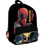 Kép 1/2 - Luna: Must Team Marvel Deadpool és Rozsomák lekerekített hátizsák 29×17×41 cm