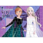 Kép 2/3 - Jégvarázs 2 színezhető 2 az 1-ben puzzle 100 db-os