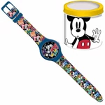 Kép 1/2 - Luna: Mickey egér analóg karóra fém díszdobozban