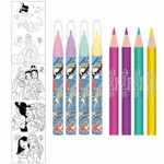 Kép 3/5 - Luna: Roll&Go Disney Hercegnők színező szett