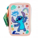 Kép 1/2 - Luna: Disney Lilo és Stitch 2 szintes töltött tolltartó