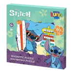 Kép 1/4 - Luna: Disney Lilo és Stitch mintás 3×20 db-os mágneses puzzle