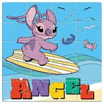 Kép 2/4 - Luna: Disney Lilo és Stitch mintás 3×20 db-os mágneses puzzle