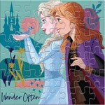 Kép 2/3 - Luna: Jégvarázs 2 testvérek 42 db-os színezhető puzzle