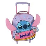 Kép 1/2 - Luna: Disney Stitch Aloha 2 rekeszes gurulós ovis hátizsák 27×10×31 cm