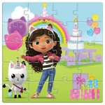 Kép 3/4 - Luna: Gabi babaháza mintás 3×20 db-os mágneses puzzle