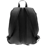 Kép 2/2 - Must: Fekete divatos lekerekített iskolatáska, hátizsák 30×13×41 cm