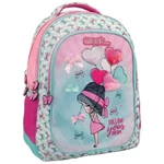 Kép 1/2 - Must: Girl három rekeszes lekerekített iskolatáska, hátizsák 32×18×43 cm