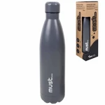 Kép 1/2 - Luna: Must – Rozsdamentes vákuum kulacs 750ml