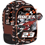 Kép 1/2 - Luna: Must Team Street Racer autós lekerekített 3 rekeszes iskolatáska, hátizsák 32×18×43 cm