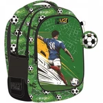 Kép 1/2 - Must: Football mintás lekerekített iskolatáska hátizsák 32×18×43 cm